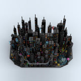 MOC-270096 Bay City - Altered Carbon - a Cyberpunk Microcity Klemmbausteine
