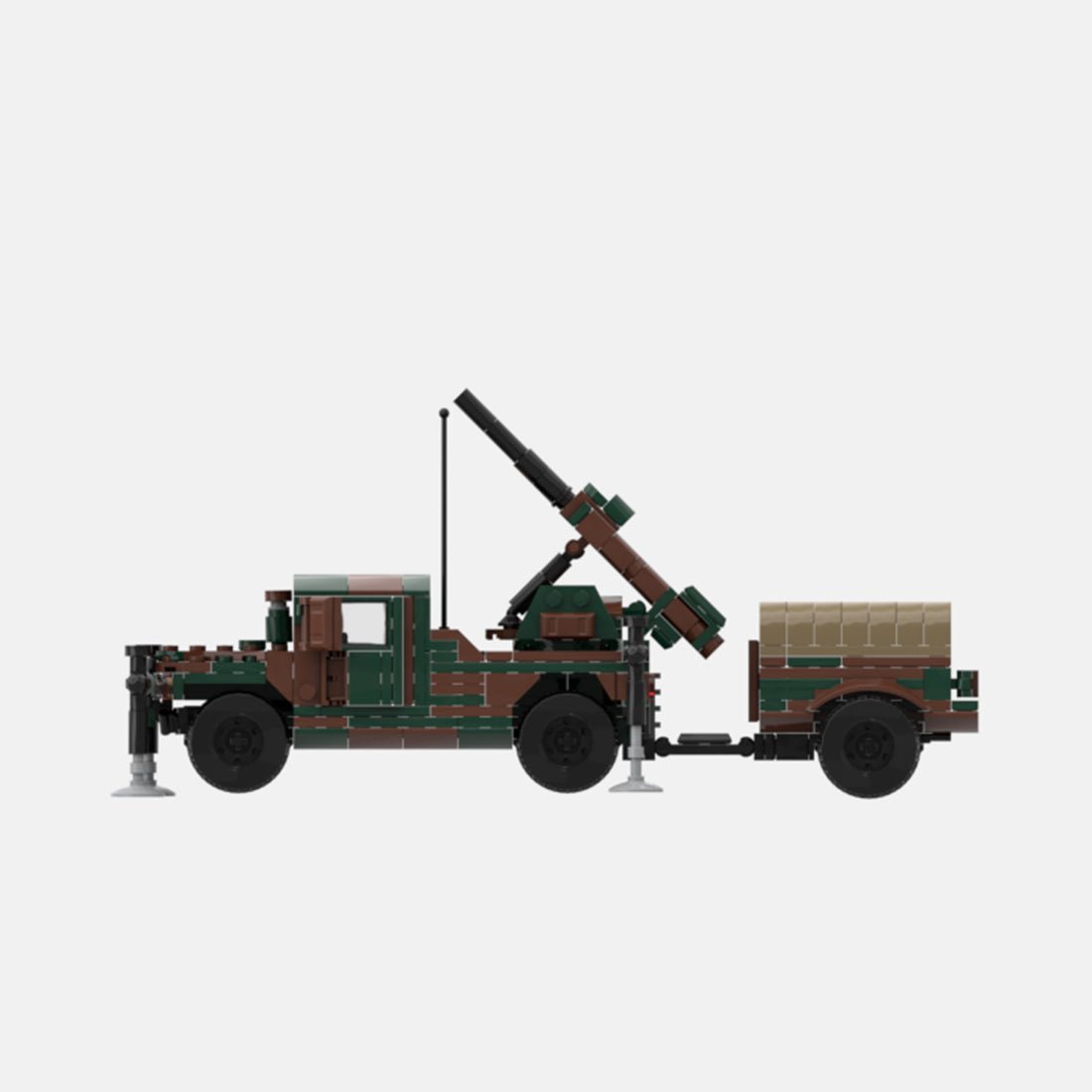Frontier Humvee 13 Klemmbausteine-LesDiy-Klemmbausteine