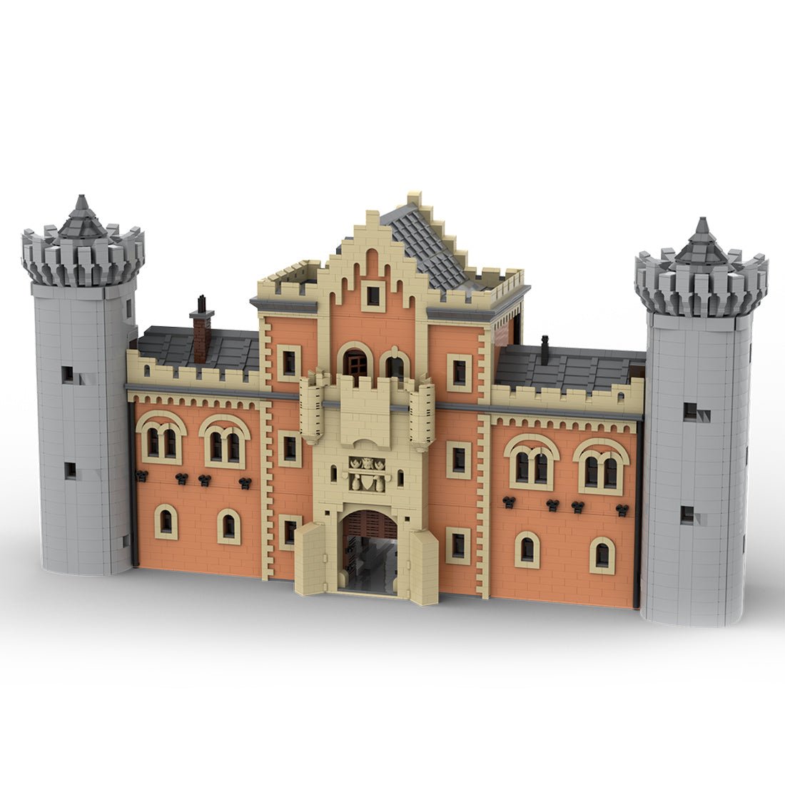 Gatehouse Right Module 3 of Neuschwanstein Castle Klemmbausteine - LesDiy - Klemmbausteine