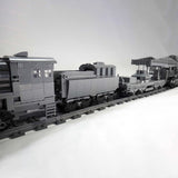 German Carl Self - propelled Mortar Railroad - carrying Klemmbausteine - LesDiy - Klemmbausteine