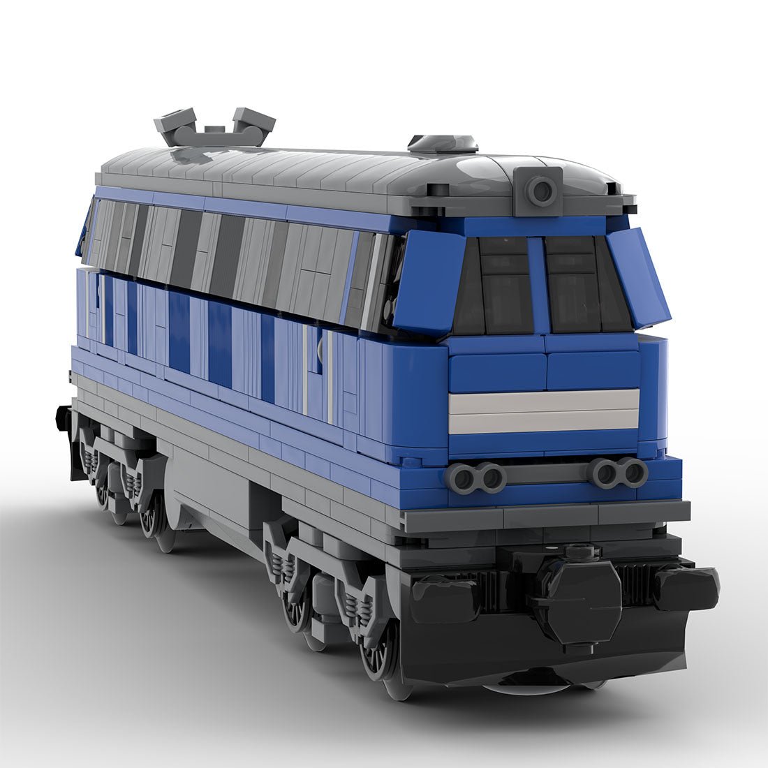 German Diesel Locomotive Klemmbausteine - LesDiy - Klemmbausteine