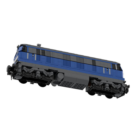 German Diesel Locomotive Klemmbausteine - LesDiy - Klemmbausteine