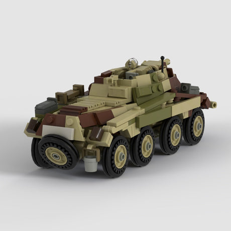 German Sd.Kfz. 234/3 Tank Klemmbausteine - LesDiy - Klemmbausteine