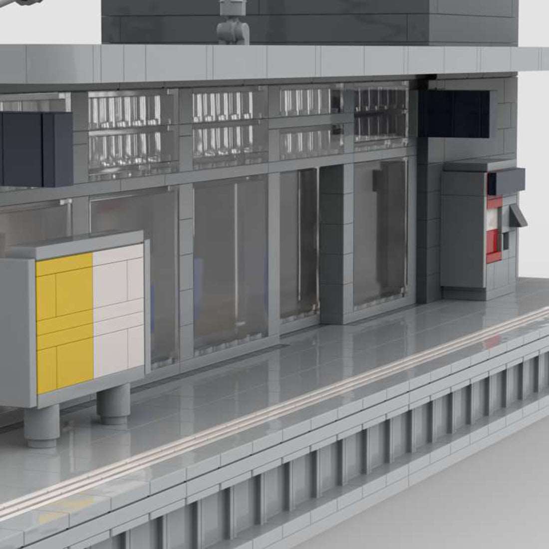 Germany Modern Railway Station Klemmbausteine - LesDiyproduct_type##