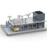 Germany Modern Railway Station Klemmbausteine - LesDiyproduct_type##
