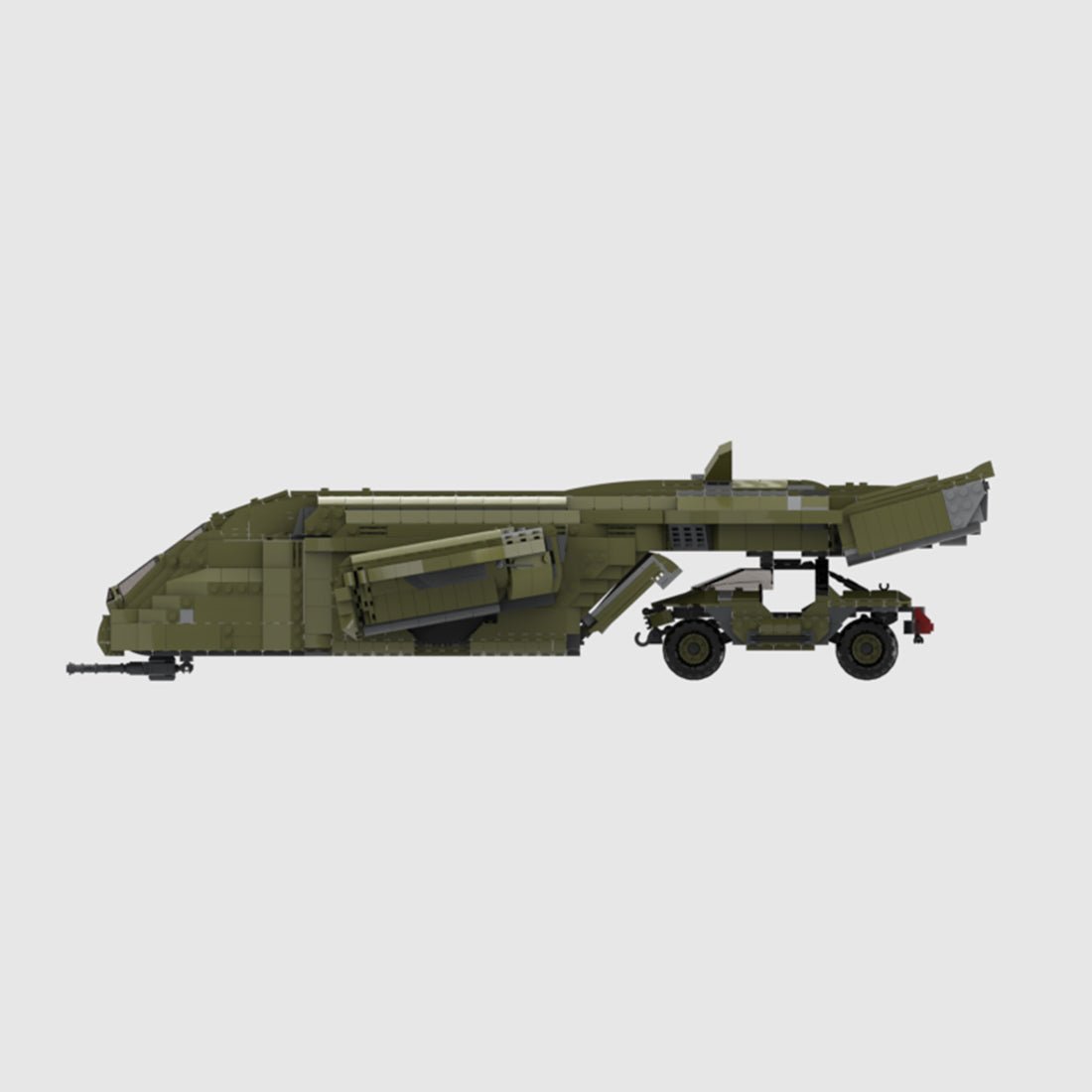 HALO Pelican D.77 Dropship Klemmbausteine - LesDiy - Klemmbausteine