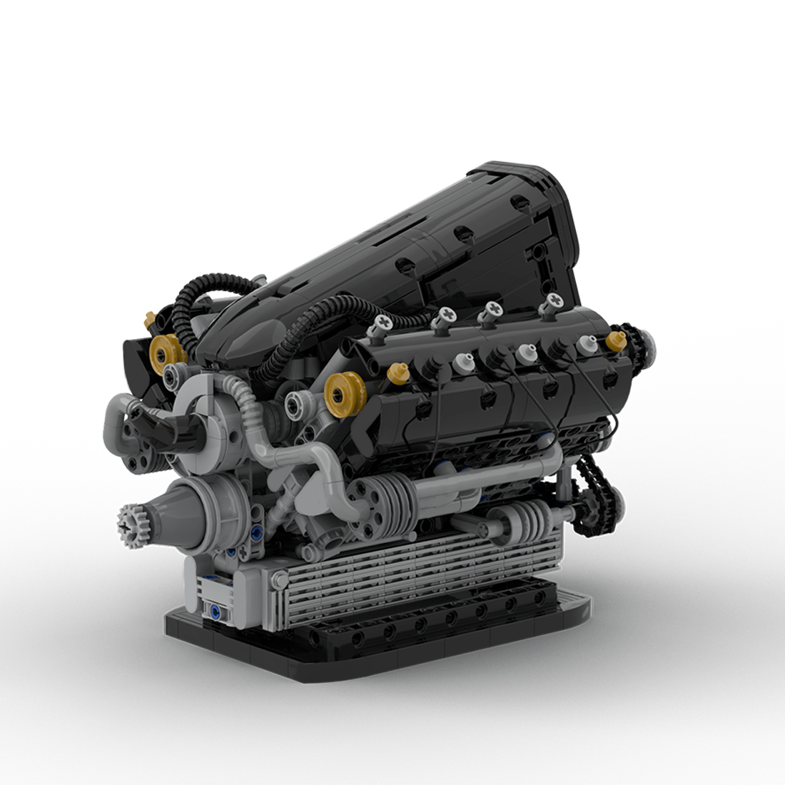Hybrid Engine Klemmbausteine - LesDiy - Klemmbausteine