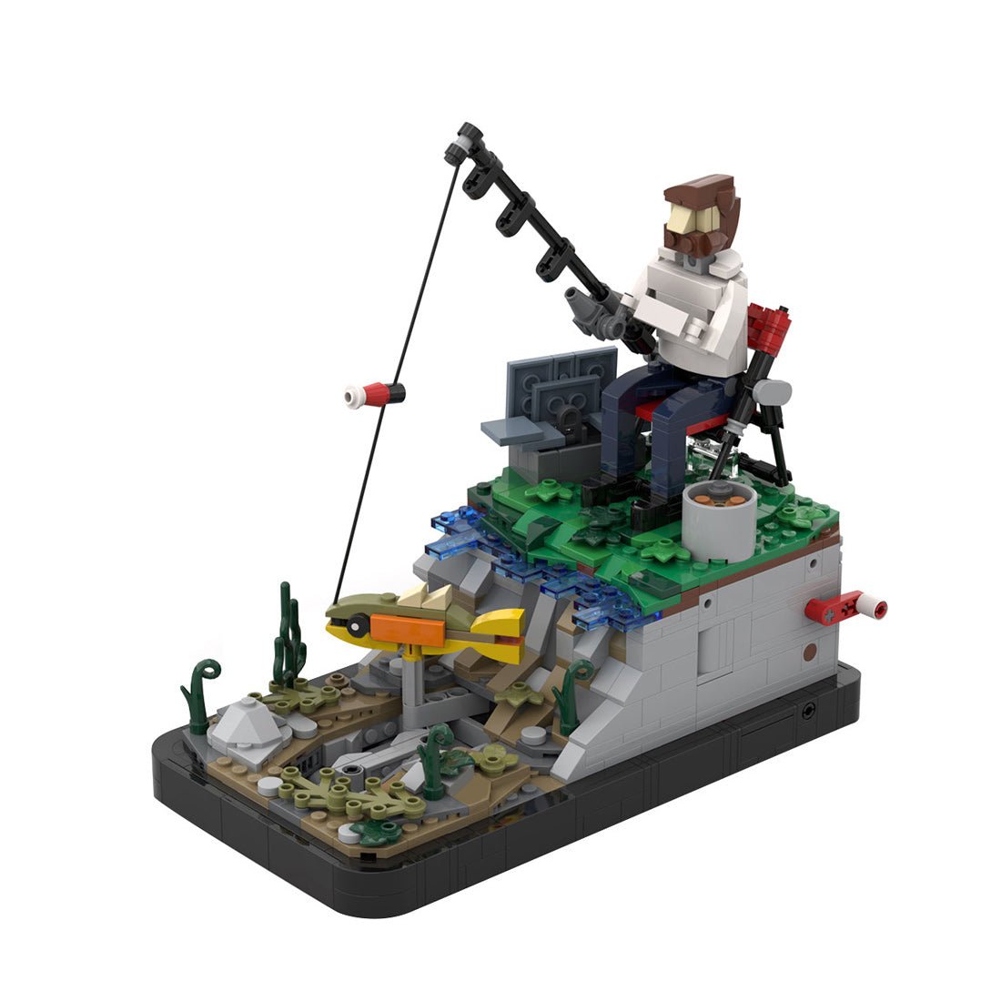 Interaktive Angelsimulation Klemmbausteine - LesDiy - Klemmbausteine