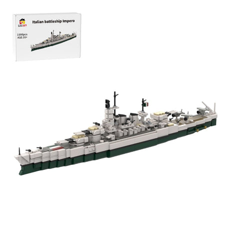 Italian battleship Impero Klemmbausteine - LesDiy - Klemmbausteine