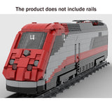 Italienische Lokomotive der FS - Klasse ETR 500 Klemmbausteine - LesDiy - Klemmbausteine