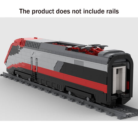 Italienische Lokomotive der FS - Klasse ETR 500 Klemmbausteine - LesDiy - Klemmbausteine