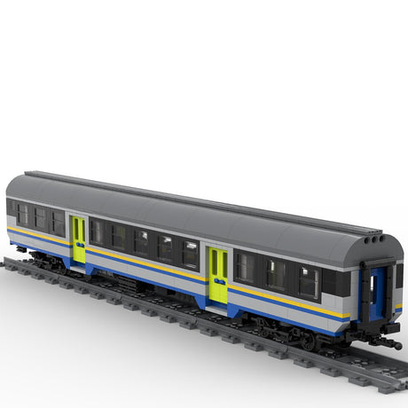 Italy MDVC Carriage DPR Train Klemmbausteine - LesDiy - Klemmbausteine