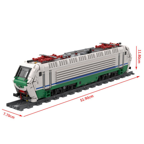 Italy State Railway Class Locomotive Klemmbausteine (Static/1457PCS） - LesDiy - Klemmbausteine