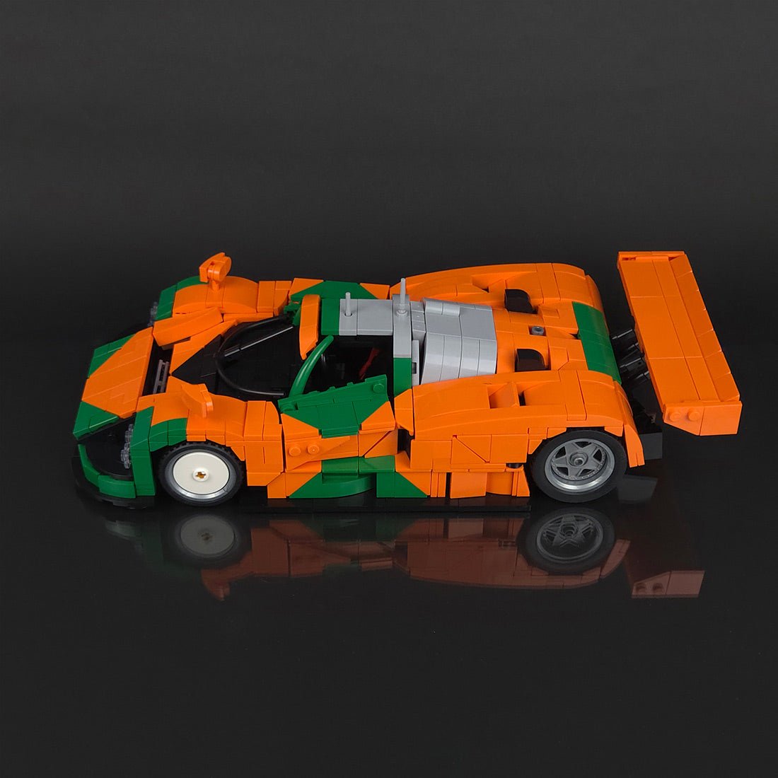 Japanische LeMans - Legende (orange/grün) - Klemmbausteine - LesDiy - Klemmbausteine