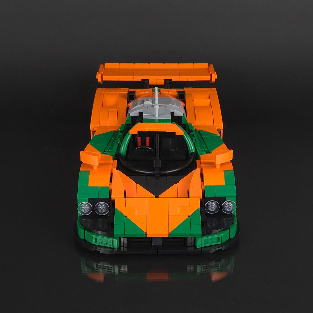 Japanische LeMans - Legende (orange/grün) - Klemmbausteine - LesDiy - Klemmbausteine