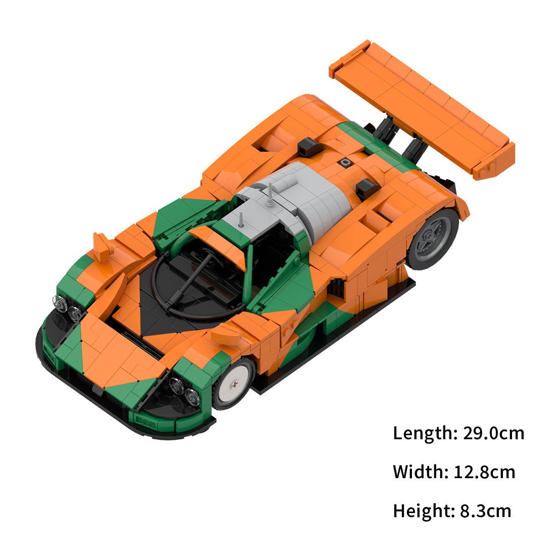 Japanische LeMans - Legende (orange/grün) - Klemmbausteine - LesDiy - Klemmbausteine