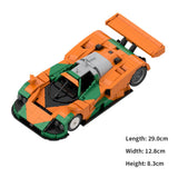 Japanische LeMans - Legende (orange/grün) - Klemmbausteine - LesDiy - Klemmbausteine