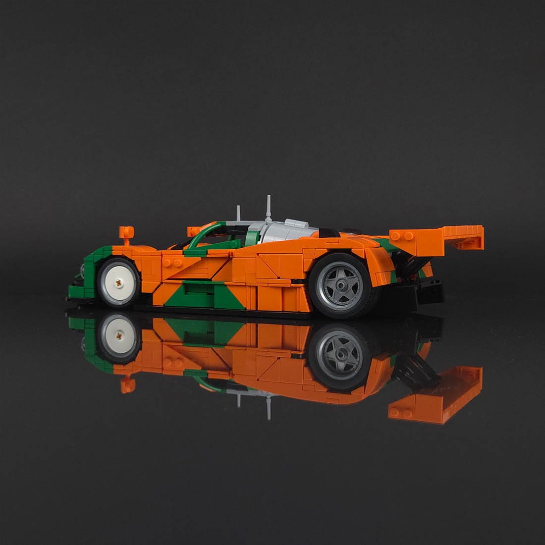 Japanische LeMans - Legende (orange/grün) - Klemmbausteine - LesDiy - Klemmbausteine