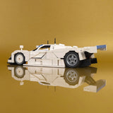 Japanische LeMans - Legende (Weiß /Blau) - Klemmbausteine - LesDiy - Klemmbausteine