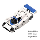 Japanische LeMans - Legende (Weiß /Blau) - Klemmbausteine - LesDiy - Klemmbausteine