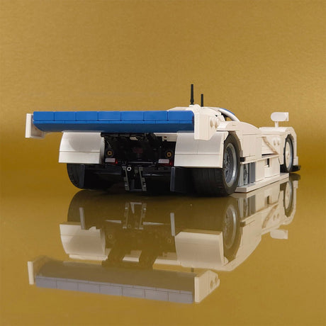 Japanische LeMans - Legende (Weiß /Blau) - Klemmbausteine - LesDiy - Klemmbausteine