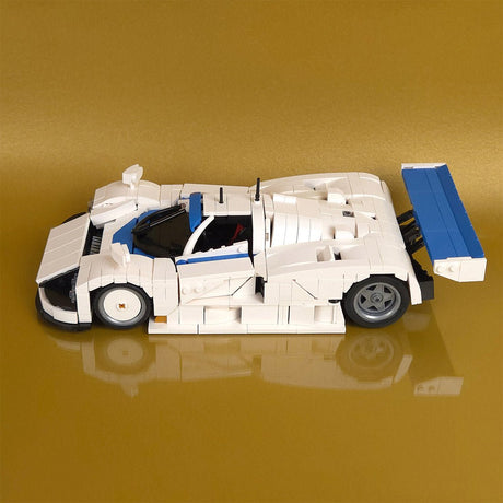 Japanische LeMans - Legende (Weiß /Blau) - Klemmbausteine - LesDiy - Klemmbausteine