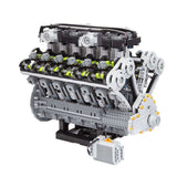 Lamborghini Aventador 6.5L Quad Cam 60° V12 Cylinder Mid - Speed Engine Klemmbausteine - LesDiy - Klemmbausteine