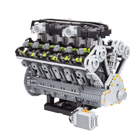 Lamborghini Aventador 6.5L Quad Cam 60° V12 Cylinder Mid - Speed Engine Klemmbausteine - LesDiy - Klemmbausteine