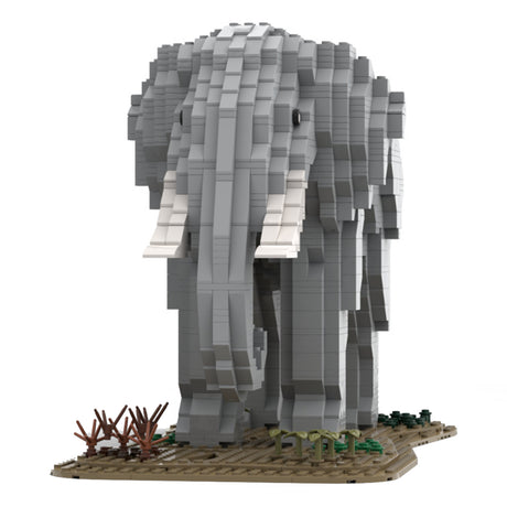 MOC - 93606 Elephant Klemmbausteine - LesDiy - Klemmbausteine