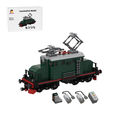 Lokomotive EL1 Klemmbausteine - LesDiy - Klemmbausteine