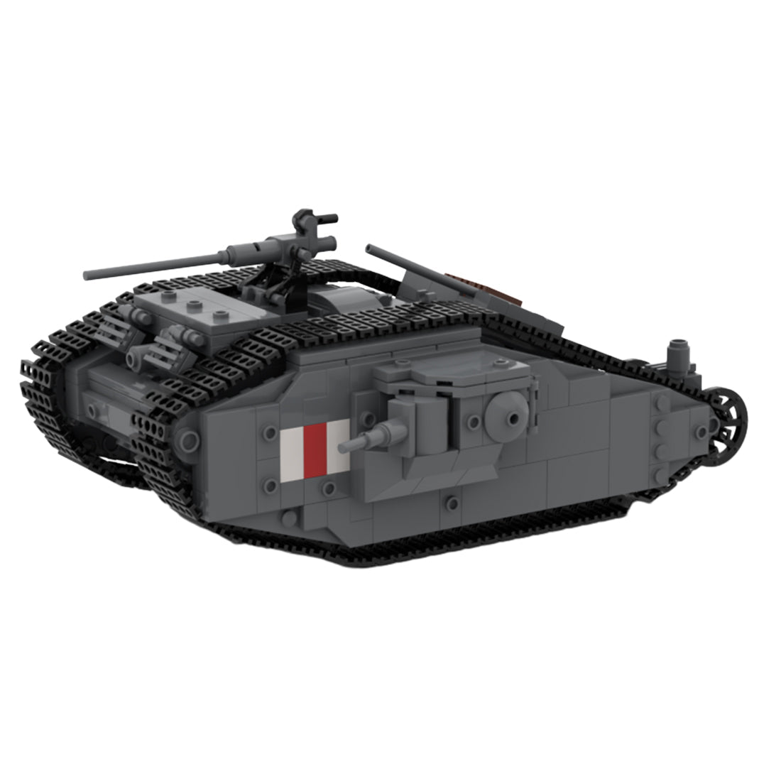 Mark - II - Militärpanzer Klemmbausteine - LesDiy - Klemmbausteine