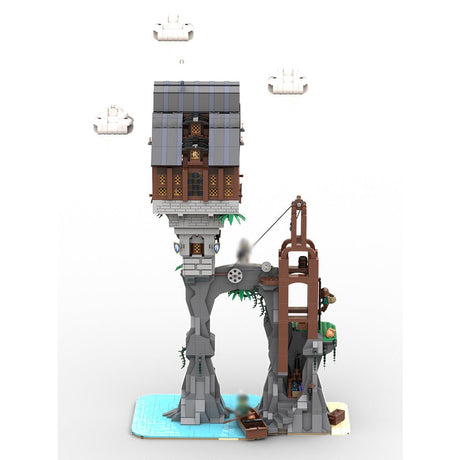 Medieval Cliffside Magic Chamber Klemmbausteine - LesDiy - Klemmbausteine