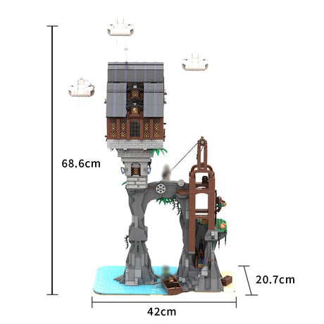 Medieval Cliffside Magic Chamber Klemmbausteine - LesDiy - Klemmbausteine