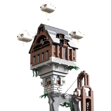 Medieval Cliffside Magic Chamber Klemmbausteine - LesDiy - Klemmbausteine