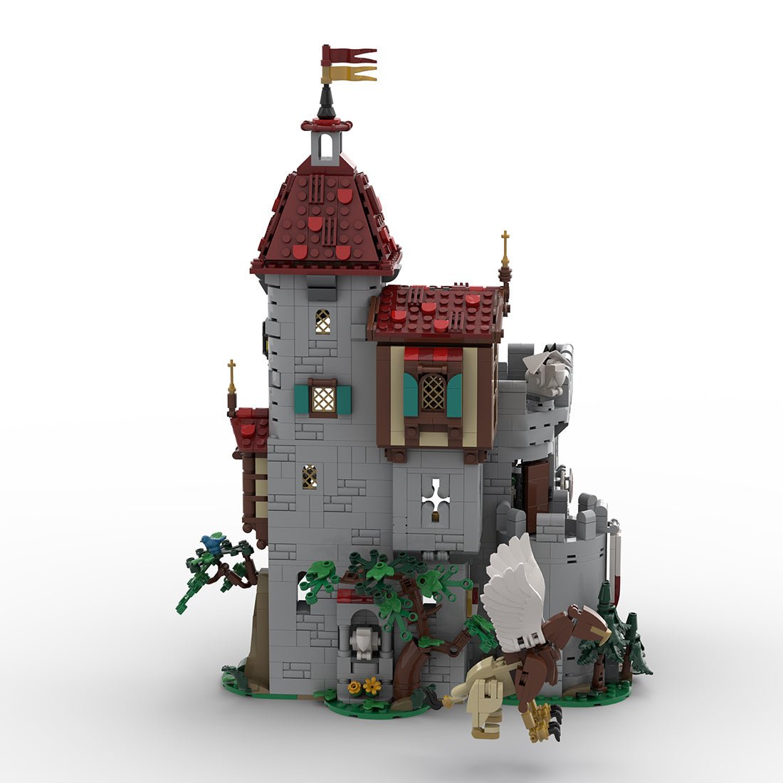 Medieval Modular Castle Tower Klemmbausteine - LesDiy - Klemmbausteine