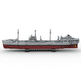 Militärischer MOC - T2 - Tanker im Maßstab 1:485 klemmbausteine - LesDiy - Klemmbausteine