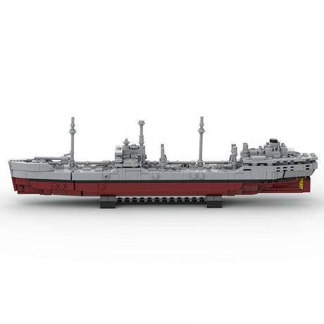 Militärischer MOC - T2 - Tanker im Maßstab 1:485 klemmbausteine - LesDiy - Klemmbausteine