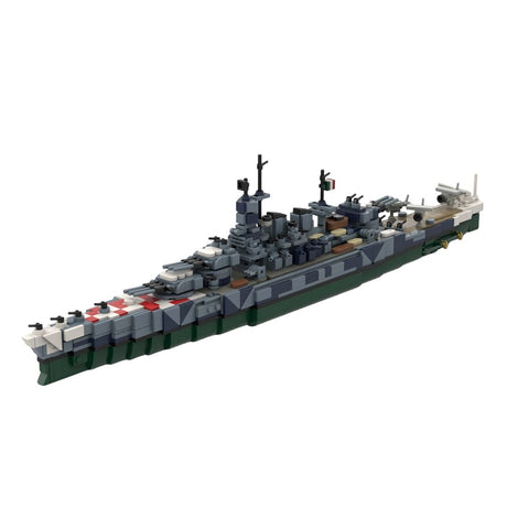 Military Italian battleship Vittorio Veneto Klemmbausteine - LesDiy - Klemmbausteine