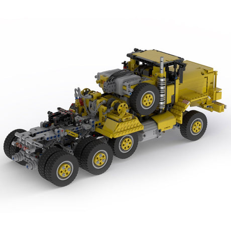 Mit Suspension Heavy Equipment Transport Vehicle - LesDiy - Klemmbausteine