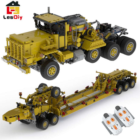 Mit Suspension Heavy Equipment Transport Vehicle - LesDiy - Klemmbausteine