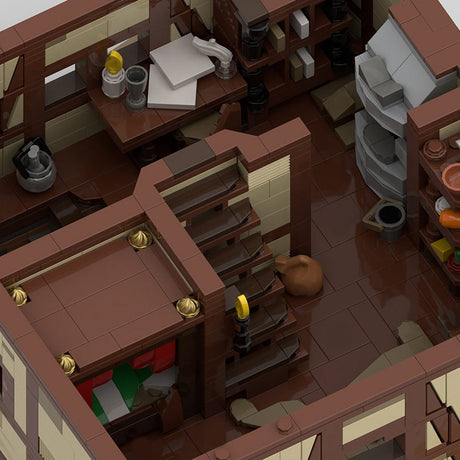 Mittelalterlicher Dorfladen in Taylorsgreen Klemmbausteine - LesDiy - Klemmbausteine