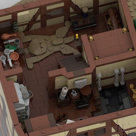 Mittelalterlicher Dorfladen in Taylorsgreen Klemmbausteine - LesDiy - Klemmbausteine