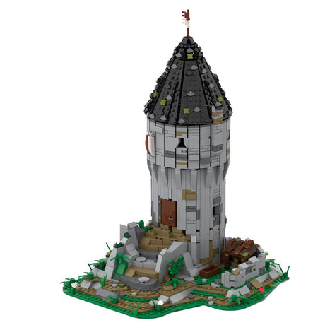 Mittelalterlicher Steinturm Klemmbausteine - LesDiy - Klemmbausteine