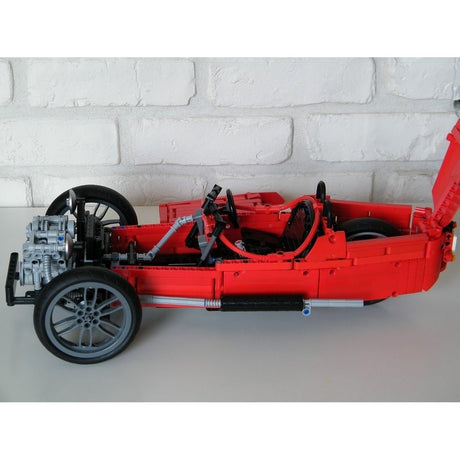MOC-0035 Morgan Three Wheeler Klemmbausteine-LesDiy-Klemmbausteine