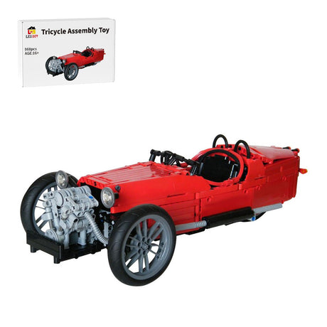 MOC - 0035 Morgan Three Wheeler Klemmbausteine - LesDiy - Klemmbausteine