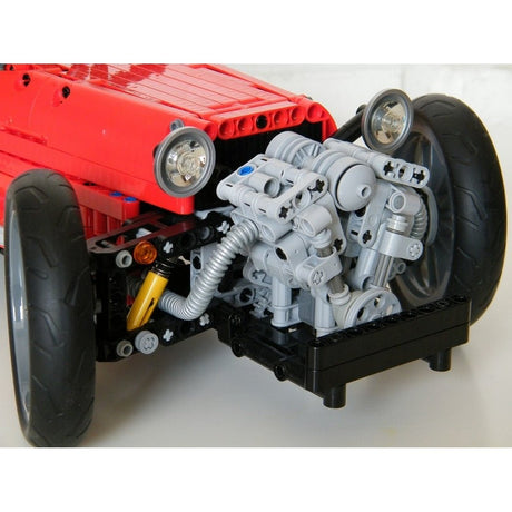MOC-0035 Morgan Three Wheeler Klemmbausteine-LesDiy-Klemmbausteine