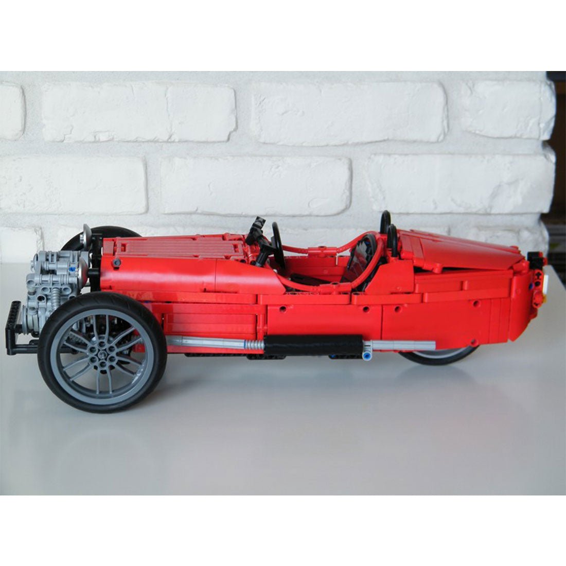 MOC - 0035 Morgan Three Wheeler Klemmbausteine - LesDiy - Klemmbausteine