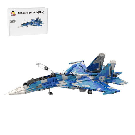 MOC - 101051 Sukhoi SU - 30 SM | 1:35 Scale Klemmbausteine - LesDiy - Klemmbausteine