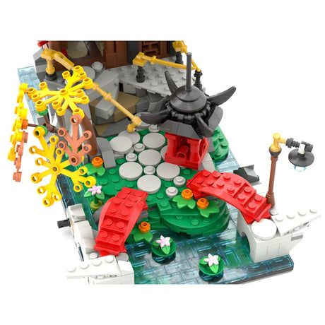 MOC - 101999 Ninjago City Garden Modification Klemmbausteine - LesDiyproduct_type##