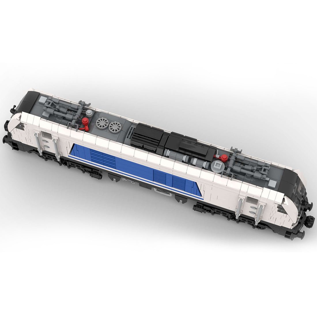 MOC - 102558 6wide Static Version BR 159 - Eurodual Hybrid Locomotive - LesDiy - Klemmbausteine